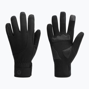 Рукавички велосипедні жіночі Rogelli Core II Winter Windproof W black