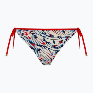 Купальник на кісточках Tommy Hilfiger Cheeky Striped Swimsuit Нижній бічний зав'язка з принтом краплі руху екрю