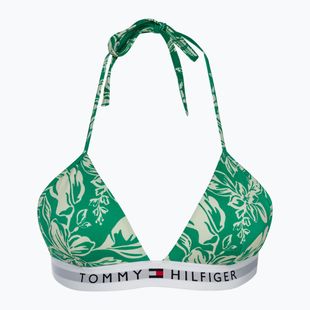 Верх купальника Tommy Hilfiger Triangle Fixed Foam Print з принтом у вигляді трикутника з пінопласту, вінтований в тропічному олімпійському зеленому кольорі