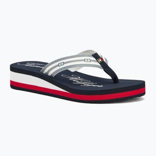 В'єтнамки жіночі Tommy Hilfiger Im Th Signature Beach Sandal rwb