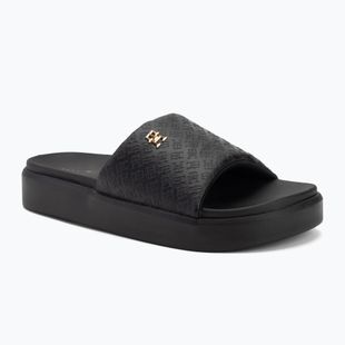 Шльопанці жіночі Tommy Hilfiger Platform Monogram Poolslide black