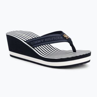 В'єтнамки жіночі Tommy Hilfiger Stripes Wedge Beach Sandal space blue