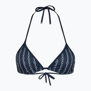 Верхня частина купальника Tommy Hilfiger Triangle Rp Print flag chain dark night navy