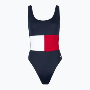 Купальник суцільний жіночий Tommy Hilfiger One Piece (Ext Sizes) dark night navy