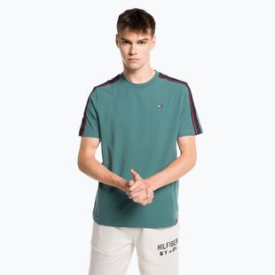 Футболка тренувальна чоловіча Tommy Hilfiger Textured Tape green