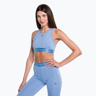 Бюстгальтер спортивний Tommy Hilfiger Essentials Mid Int Racer Back blue