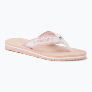 Шльопанці жіночі Tommy Hilfiger Webbing Pool Slide 0LA ecru/whimsy pink