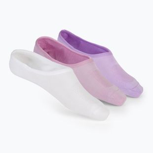 Шкарпетки жіночі SKECHERS Non Terry No Show Liner 3 пари white/purple