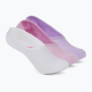 Шкарпетки жіночі SKECHERS Non Terry No Show Liner 3 пари white/purple