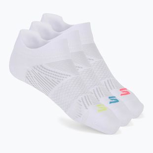 Шкарпетки жіночі SKECHERS Toe/Heel Terry Low Cut 3 пари white/bright blue