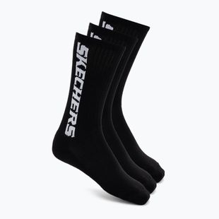 Шкарпетки SKECHERS Terry Crew 1/2 3 pack black