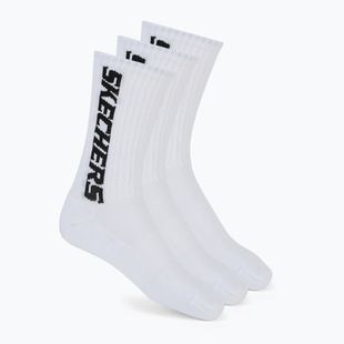 Шкарпетки чоловічі SKECHERS 1/2 Terry Crew 3 пари white/black