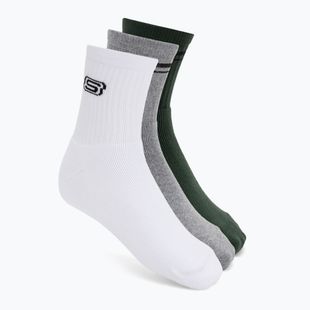 Шкарпетки SKECHERS Full Terry Low Crew grey/green