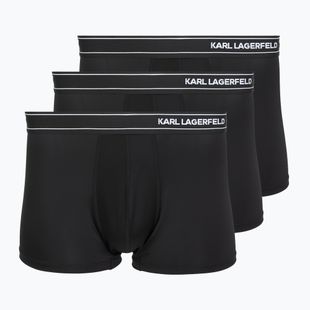 Труси чоловічі KARL LAGERFELD Stripe Logo Micro Trunk 3 пари black