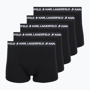 Труси чоловічі KARL LAGERFELD Logo Trunk 5 пар black