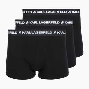 Труси чоловічі KARL LAGERFELD Logo Trunk 3 пари black