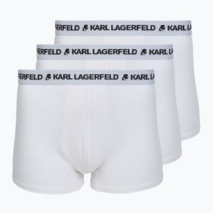 Труси чоловічі KARL LAGERFELD Logo Trunk 3 пари white