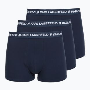 Труси чоловічі KARL LAGERFELD Logo Trunk 3 пари navy