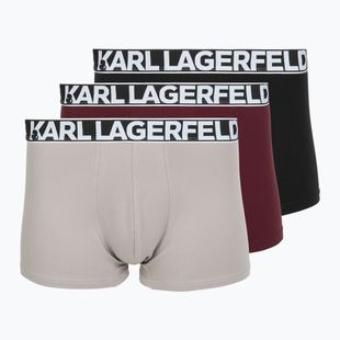 Труси чоловічі KARL LAGERFELD Bold Elastic Trunk 3 пари windsor/black/ash