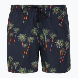 Шорти для плавання чоловічі Tommy Hilfiger Medium Drawstring Print palm tropic aop desert sky