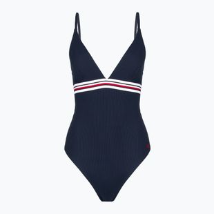 Купальник суцільний жіночий Tommy Hilfiger Triangle One Piece Rp Ext dark night navy