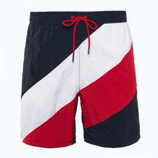 Шорти для плавання чоловічі Tommy Hilfiger Long Drawstring Diag Na desert sky