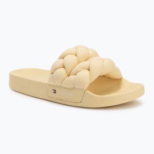 Шльопанці жіночі Tommy Jeans Braided Slide frozen custard