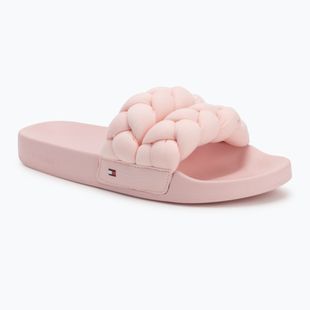Шльопанці жіночі Tommy Jeans Braided Slide delicate pink