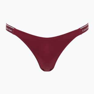 Нижня частина купальника Calvin Klein KW0KW02732 Curved Delta Bikini plum glaze