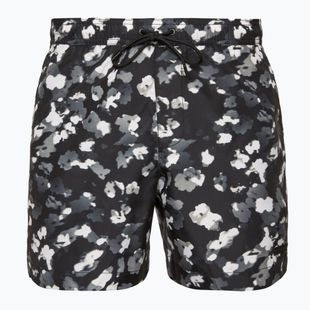 Шорти для купання чоловічі Calvin Klein KM0KM01162 Medium Drawstring-Print layered floral black