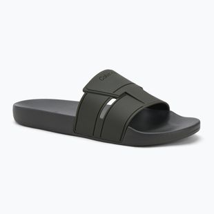 Шльопанці чоловічі Calvin Klein HM0HM01752 Pool Slide Double T dark olive