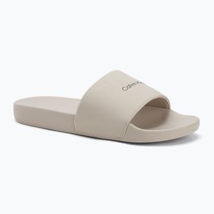 Шльопанці чоловічі Calvin Klein HM0HM01754 Pool Slide Ck Square feather grey