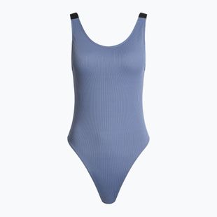 Жіночий злитий купальник Calvin Klein KW0KW02754 Intense Power Rib Scoop Back One Piece-RP grisaille