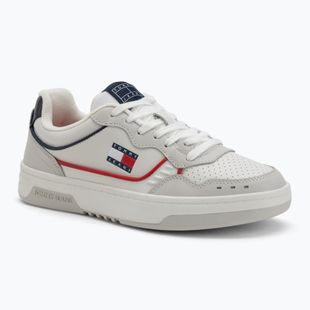 Кросівки чоловічі Tommy Jeans Cupsole Elevated Leather red/white/black