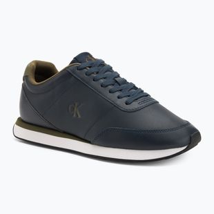Кросівки чоловічі Calvin Klein YM0YM01355 Retro Runner Essential Leather navy/capers