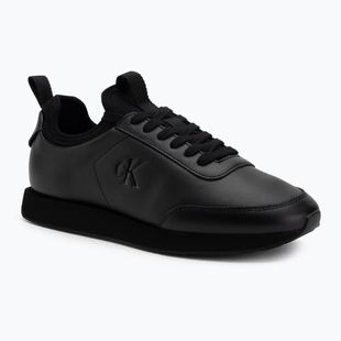 Кросівки чоловічі Calvin Klein YM0YM01362 Retro Runner Sock Laceup Leather triple black