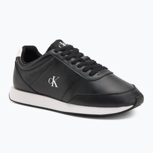 Кросівки чоловічі Calvin Klein YM0YM01355 Retro Runner Essential Leather black/bright white
