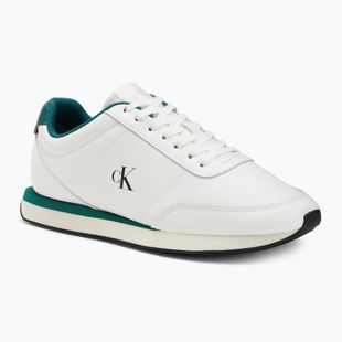 Кросівки чоловічі Calvin Klein YM0YM01355 Retro Runner Essential Leather bright white/galapagos