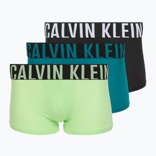 Труси Calvin Klein 000NB3775A Trunk 3 пари black/teal breeze/forest freeze