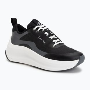 Кросівки жіночі Calvin Klein YW0YW02077 Chunky Runner Laceup Mix Aop black/coal