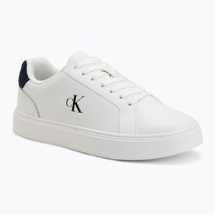 Взуття чоловіче Calvin Klein YM0YM01435 Classic Cupsole Laceup Leather bright white/navy