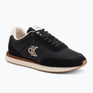 Кросівки чоловічі Calvin Klein YM0YM01361 Retro Runner Ess Mix Mat black/light cashew