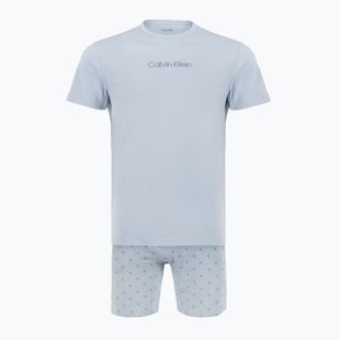 Піжама чоловіча Calvin Klein LV00NM2900 breezy blue top w/diamond logo