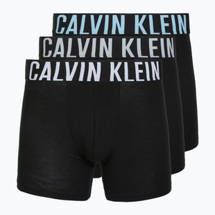 Труси Calvin Klein 000NB3609A Boxer Brief 3 пари black w/harbor mist logo/black w