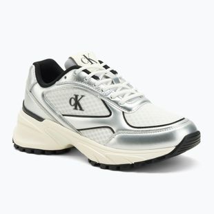 Кросівки жіночі Calvin Klein YW0YW02063 Hike Runner Lace Up Mesh Mix silver/black/bright white