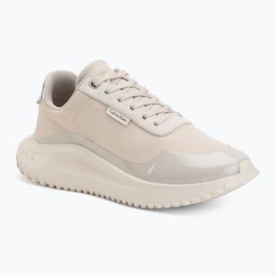 Кросівки жіночі Calvin Klein YW0YW02016 Eva Runner Lace Up Mat Mix 0GN stony beige/turtle dove/silver