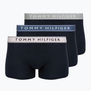 Труси Tommy Hilfiger Trunk WB 3 пари purple pink/antique silverer/aegean sea
