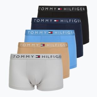 Труси Tommy Hilfiger Trumk 5 пар cobalt blue/pitch black/black/light castle/desert