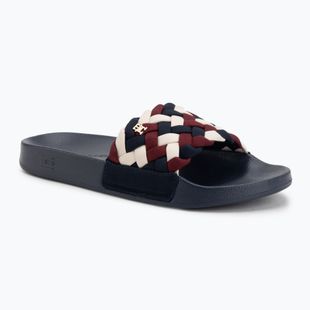 Шльопанці жіночі Tommy Hilfiger Braided Pool rwb