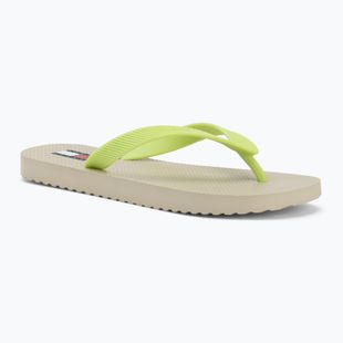 В'єтнамки жіночі Tommy Jeans Logo Summer white clay/lime essence